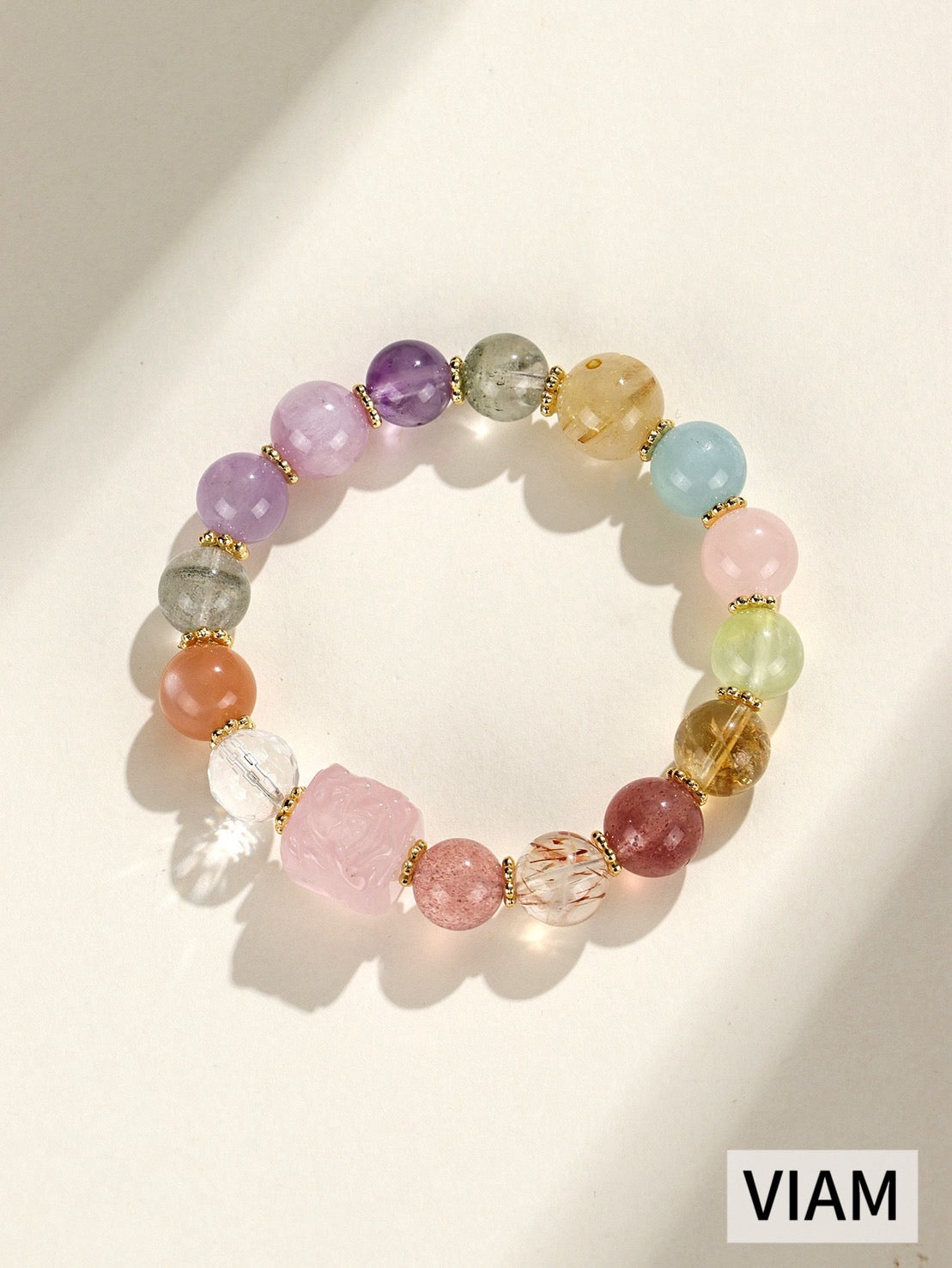 彩珠ブレスレット｜15種の天然石が奏でる、あなただけの彩りストーリー